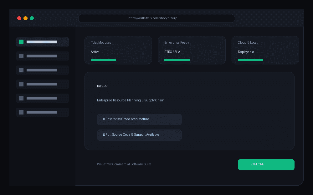 BizERP — Enterprise Resource Planning